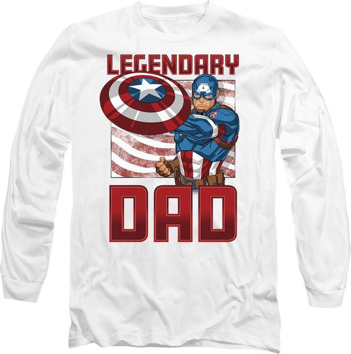 Image du produit Captain America - T-shirt LEGENDARY DAD - Adulte (M)
