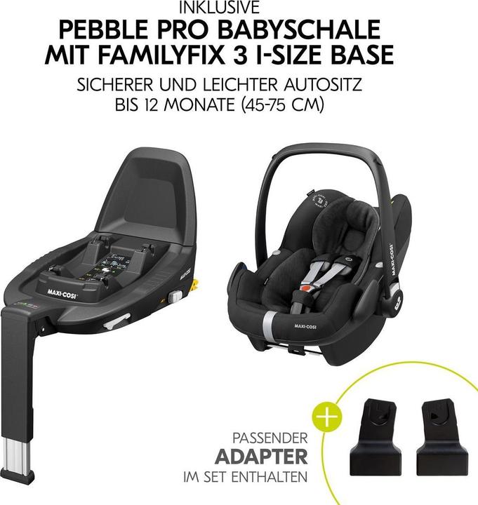 Produktbild Hauck Kombikinderwagen 4in1 Kinderwagen-Set Vision X Trio Set inkl.
