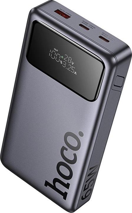 Produktbild Hoco - Q40 Leader PD65W Powerbank mit digitalem Display, 25000mAh, dunkelgrau (25000 mAh, 65 W)