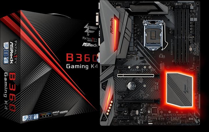 Immagine prodotto AsRock Fatal1ty B360 Gaming K4 (LGA 1151, Intel B360, ATX)