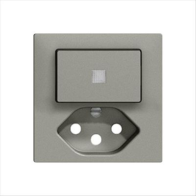 Image du produit Feller EdizioDue Petit combiné interrupteur/bouton-poussoir / Type 13