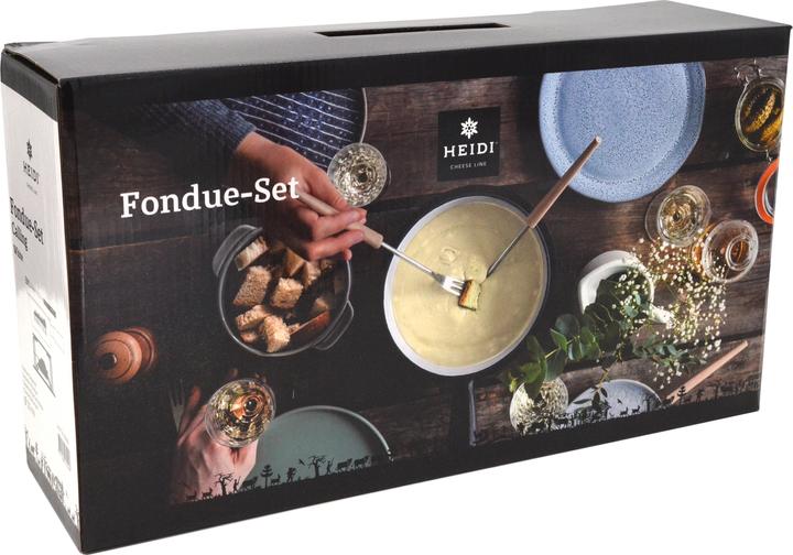 Actual product image Heidi Cheese Line Fondue set (Fondue Bourguignonne)