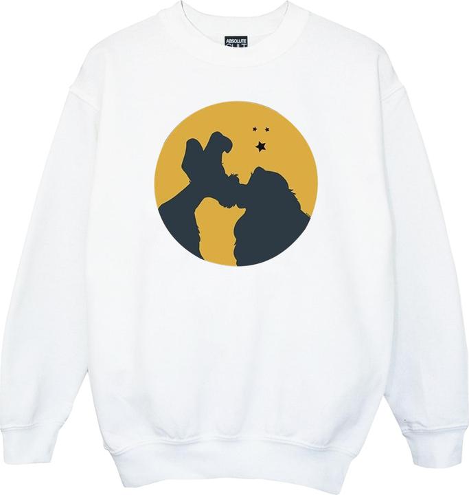 Produktbild Disney Lady And The Tramp Moonlight Kiss Sweatshirt Mädchen (140, 146)