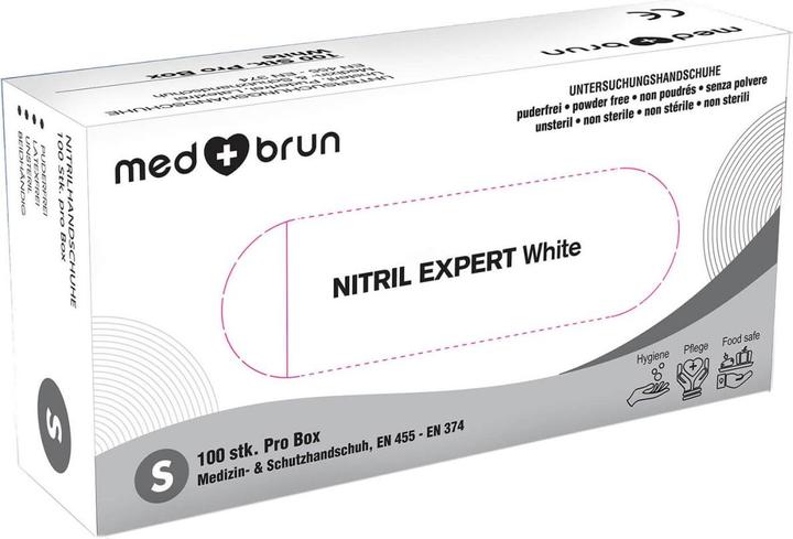 Immagine prodotto MedBrun - Guanti in nitrile Expert White (M)