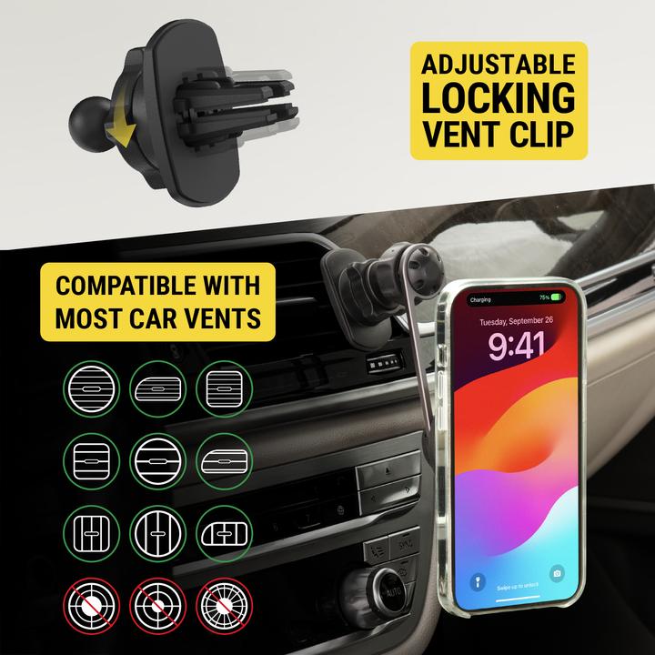 Produktbild Scosche magicMOUNT ELITE CHARGE 3-in-1 - Innovative magnetische