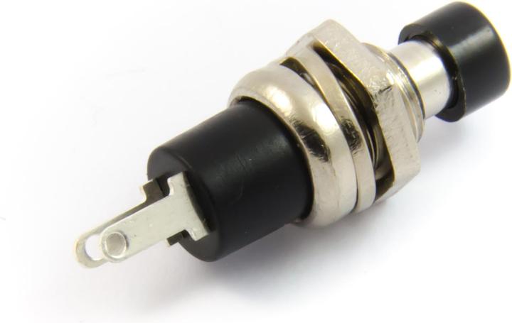 Image du produit Purecrea Bouton-poussoir encastrable noir 7mm 2P