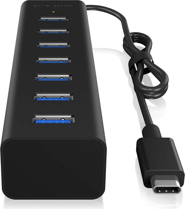 Actual product image Icy Box Ib-Hub1700-C3 (USB-C, 7 Ports)