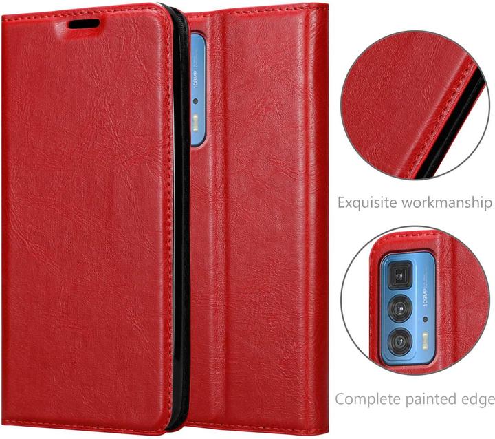 Productafbeelding Cadorabo Hoesje voor Motorola EDGE 20 PRO / EDGE S PRO in Book Invis. Magneetstijl (Motorola Edge S Pro, Motorola Edge 20 Pro)