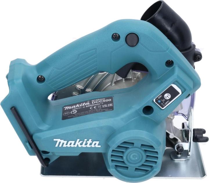 Produktbild Makita DCC 500 ZJ Akku Diamantschneider 18 V 125 mm Brushless + Makpac - ohne Akku, ohne Ladegerät
