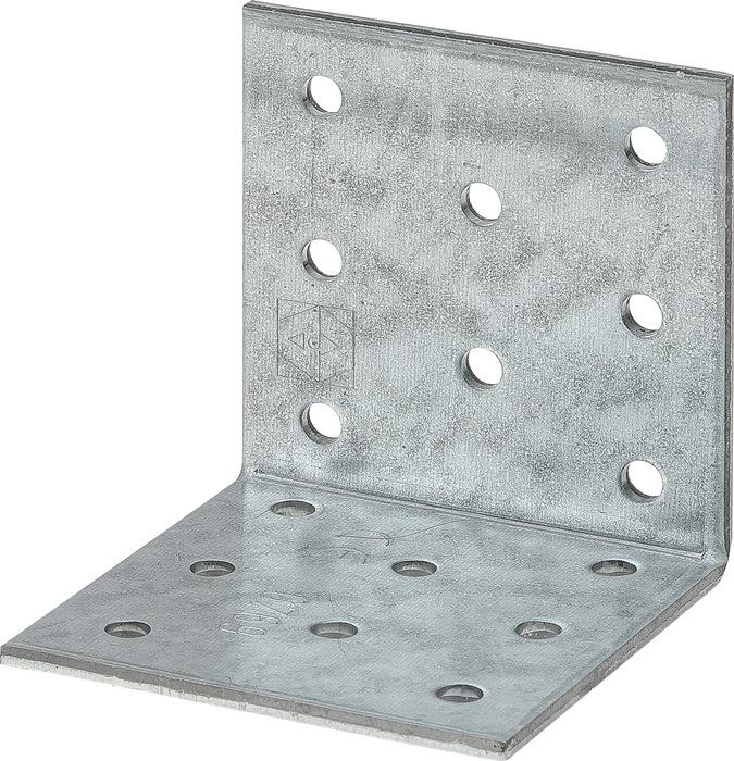 Immagine prodotto Vormann Piastra forata angolare 80 x 80x80mm p.2,5 mm (Angolo della piastra forata, 50 pz.)