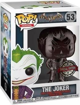 Image du produit Funko Pop DC Comics The Joker Chrome Noir Edition Limitée