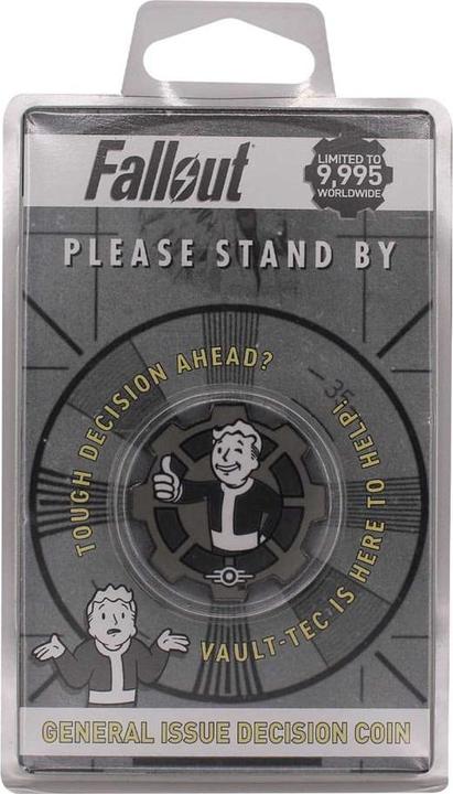 Immagine prodotto Fanattik Fallout Sammelmünze Decision Black & White Limited Edition