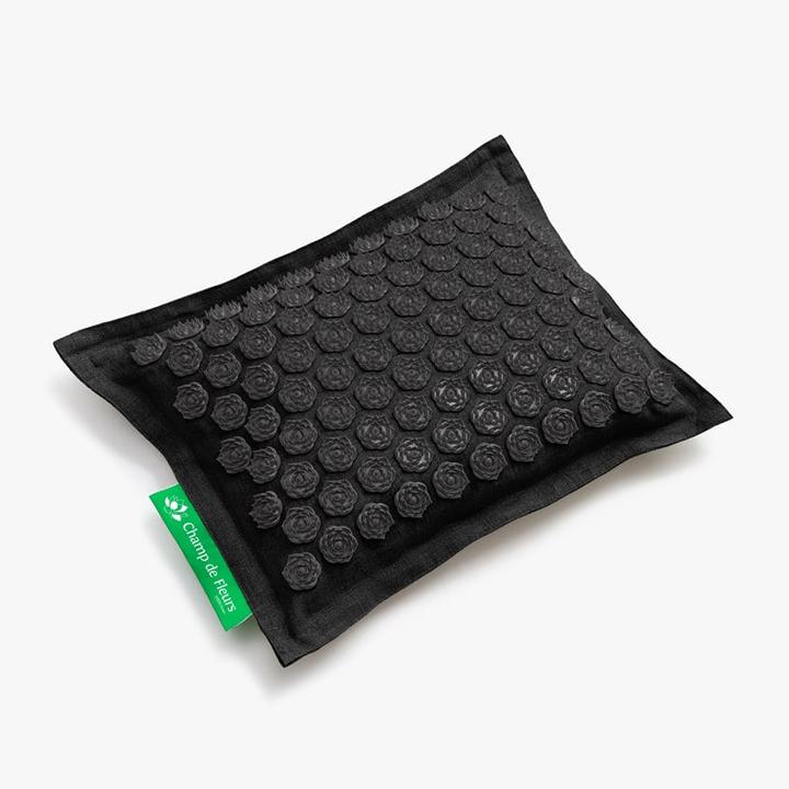 Image du produit Champ de Fleurs coussin noir-noir