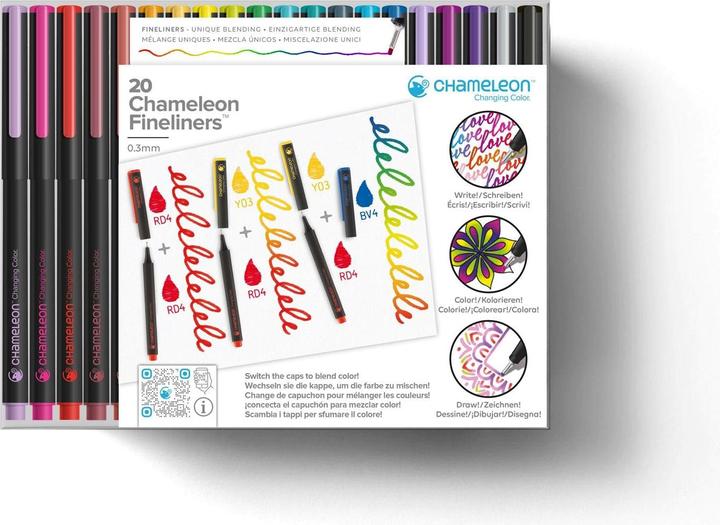 Actual product image Chameleon Fineliner Changing Color (Multicoloured, 20 x)
