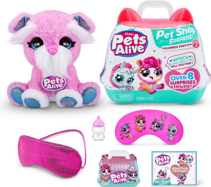 Actual product image Zuru Pet Shop Surprise Pets Alive Slumber Party - Series 2 (14 cm)
