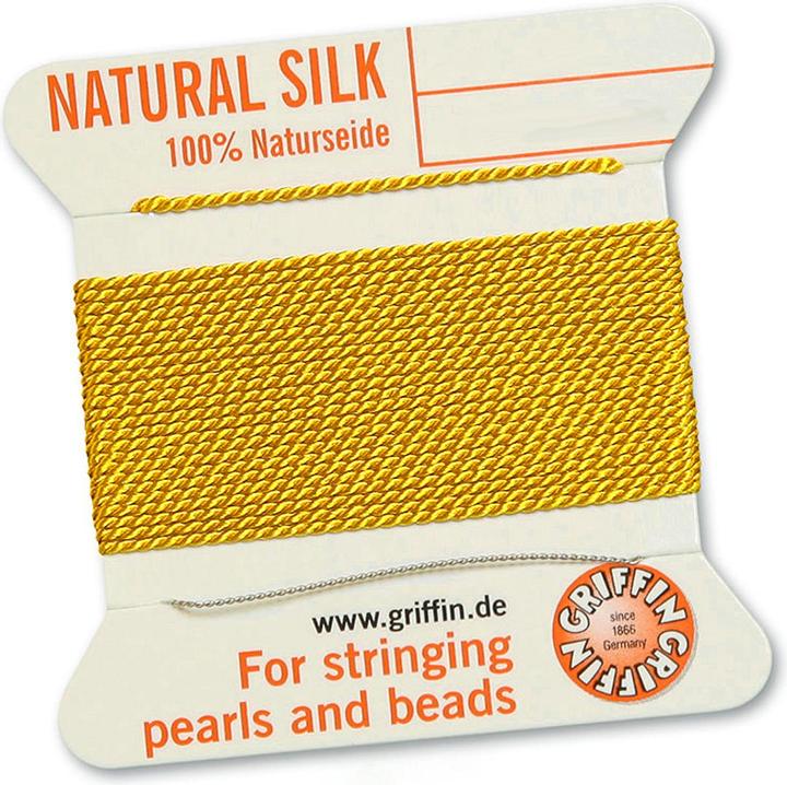 Produktbild Leyda Naturseide 2 Meter mit Nadel