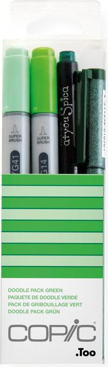 Actual product image Copic Doodle Pack Green (Grey, 4 x)