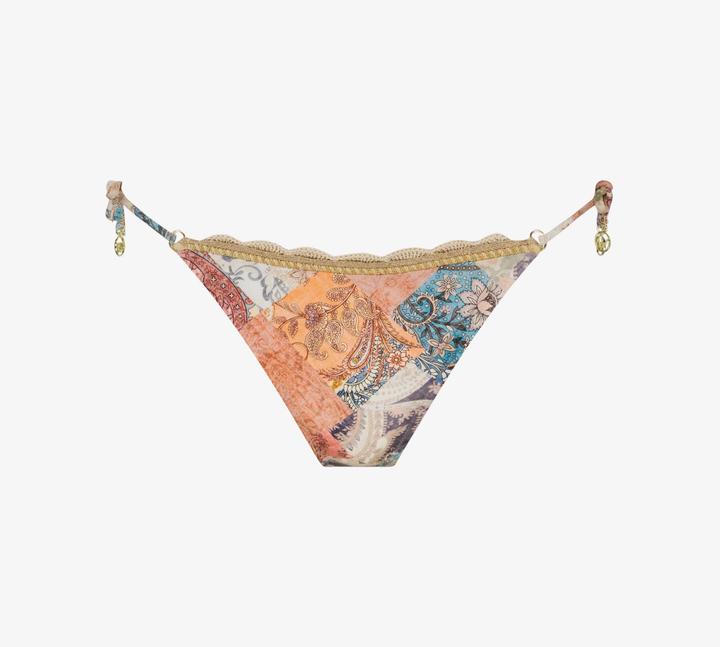 Watercult Pantalon de bikini "Paisley savage" rose/?? petits motifs (XL)