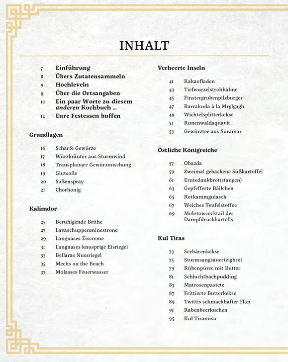 Immagine prodotto Panini World of Warcraft: Neue Genüsse aus Azeroth - Das offizielle Kochbuch (Tedesco, Chelsea Monroe-Cassel, 2021)