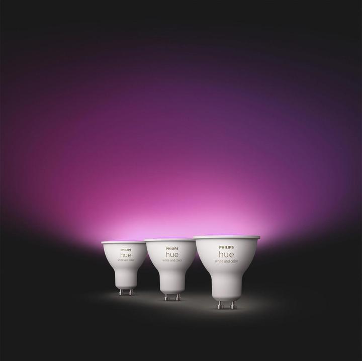Actual product image Philips Hue White & Color Ambiance (GU10, 4.20 W, 400 lm, 3 x, E)