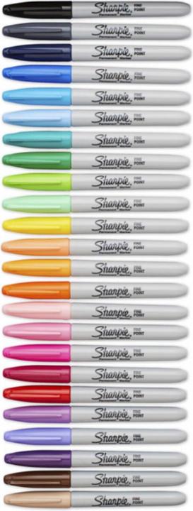 Produktbild Sharpie Marker (Mehrfarbig, 1 mm, 24 x)