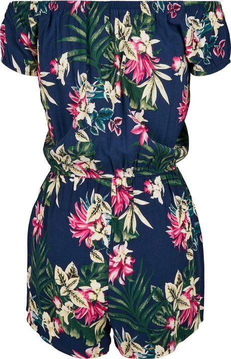 Image du produit Urban Classics Ladies AOP Off Shoulder Short Jumpsuit (5XL)