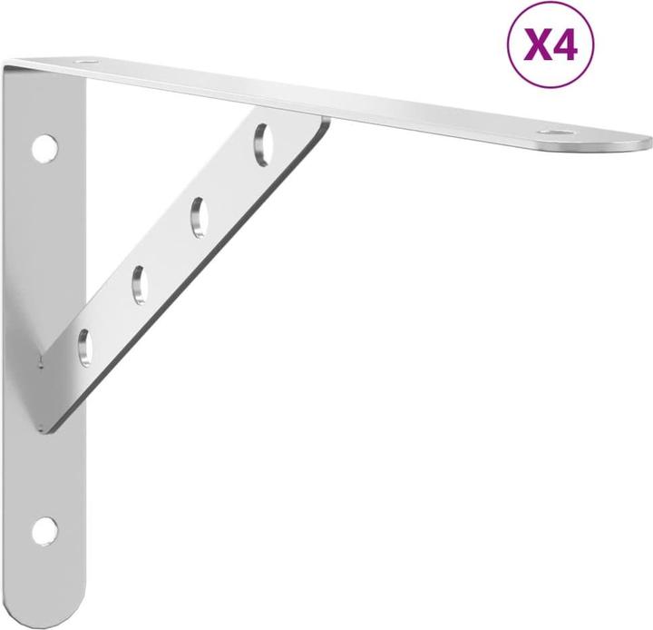 Image du produit VidaXL Support d'étagère 4 pcs. Noble