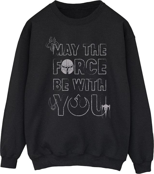 Immagine prodotto Star Wars The Mandalorian May The Force Mando Felpa Uomo (M)