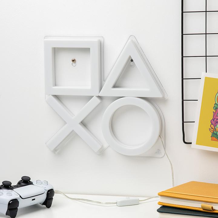 Actual product image Paladone Products Playstation Wall Mountable LED Neon Light