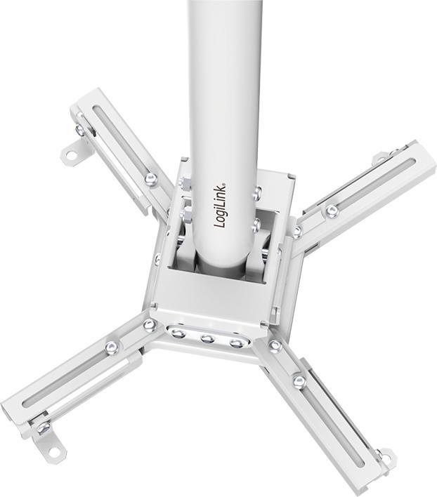 Produktbild LogiLink beamerhalterung armlänge 595-895 mm weiss (Decke)