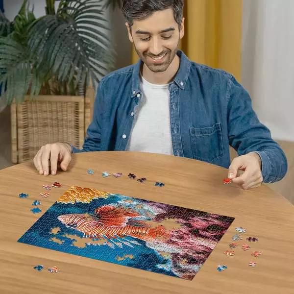 Image du produit Ravensburger Puzzle 12001334, Colorful Animals - Poisson lion - 500 pièces Puzzle pour adultes (500 pièces)