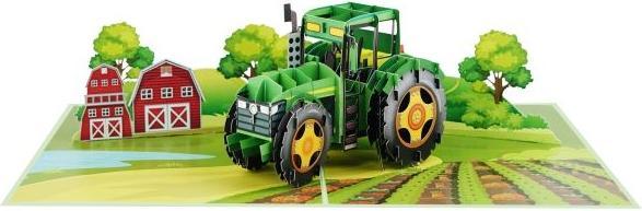 Image du produit MU Classic 3D Pop-Up Grusskarte - Traktor (1 pcs)