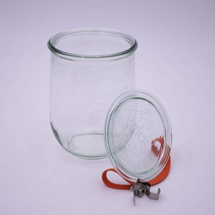 Immagine prodotto Flaschenbauer.de Set di 12 barattoli per conserve da 1 litro (12 pz., 1 l)