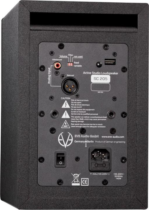 Produktbild EVE audio SC205 (Aktiv, 1 Stk., 2x 50 W)