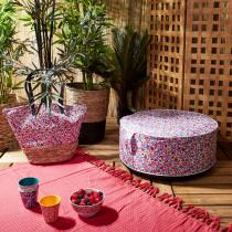 Actual product image Home Deco Factory inflatable pouf liberty