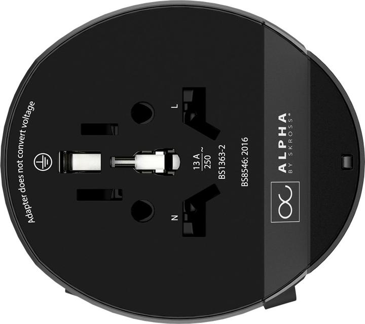 Actual product image Skross Alpha World travel adapter incl. hard case
