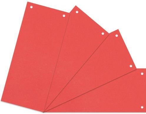 Niceday Trennstreifen Blanko 10,5 x 24 cm Rot Manilakarton