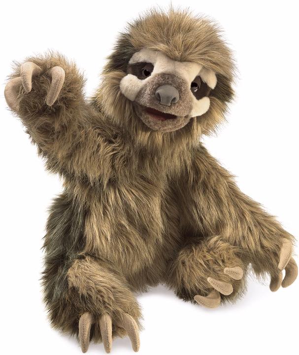 Actual product image Folkmanis Three Finger Sloth