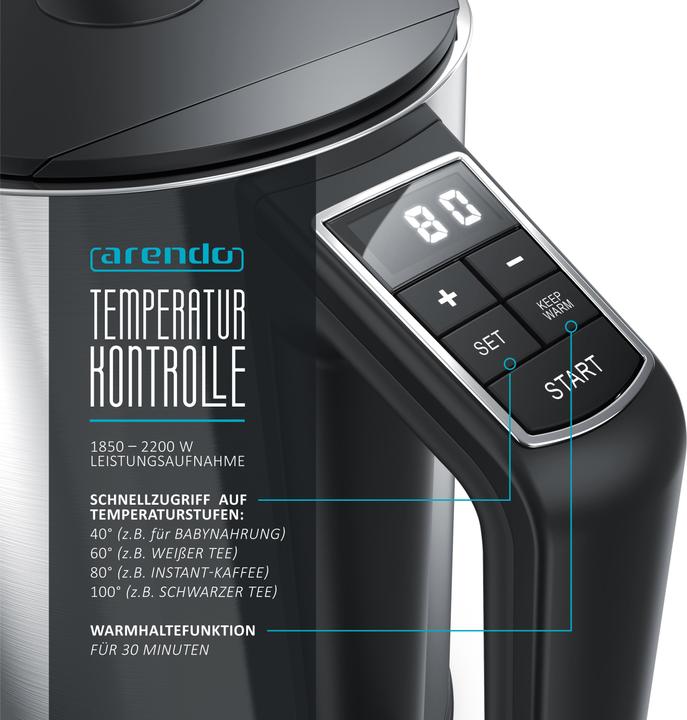 Produktbild Arendo Wasserkocher (1.50 l)