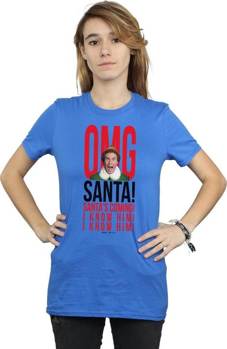Produktbild Elf OMG Santa I Know Him TShirt (S)
