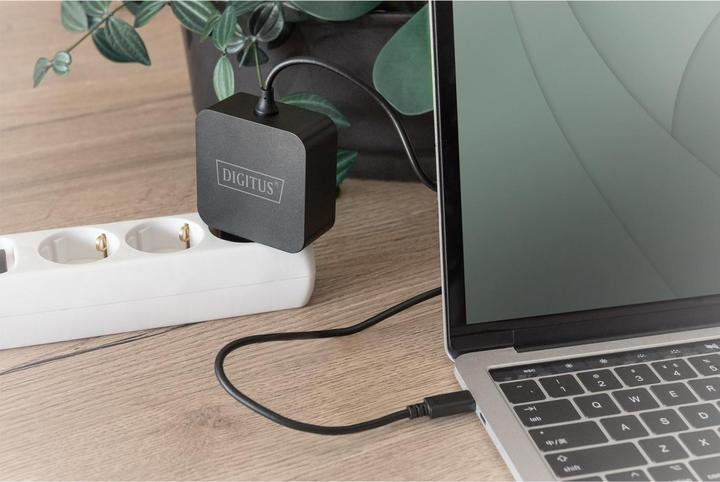 Image du produit Digitus Chargeur pour ordinateur portable Adaptateur secteur USB-C 65W PD3.0 DA-10071 1,2 m, noir (65 W)