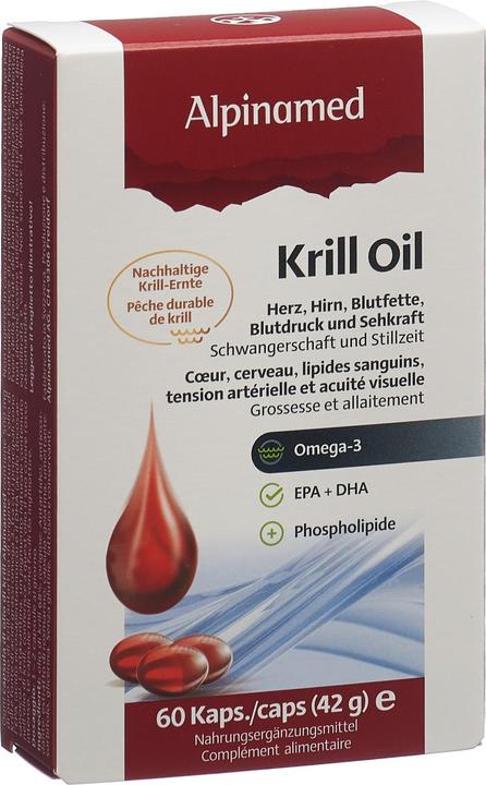 Alpinamed Krill Oil Kapseln (60 Stück, Kapseln, 80 g)