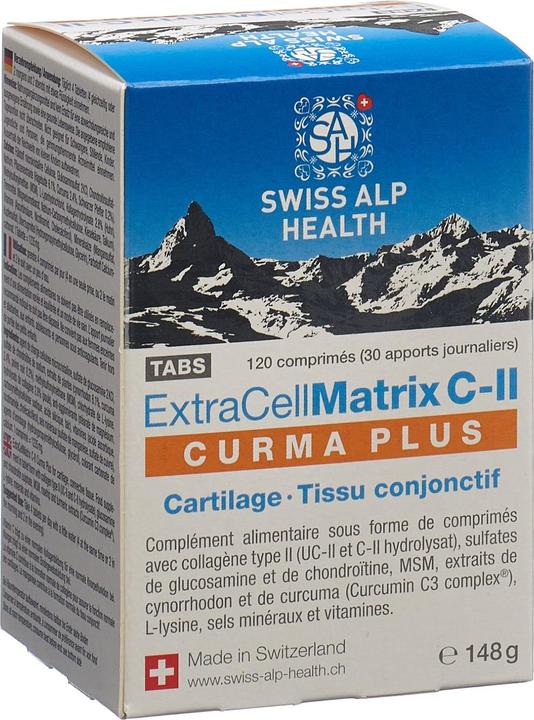 Image du produit Swiss Alp Health Matrix C-II Curma Plus (120 pièce(s), Cachets, 205 g)