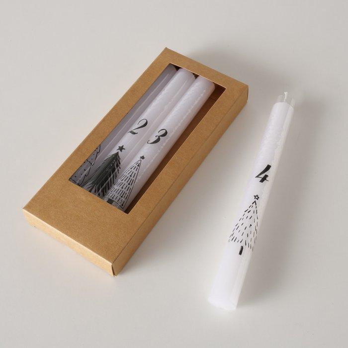 Actual product image Boltze Home Christmas candle Ada 4 pieces, white (4 pcs.)