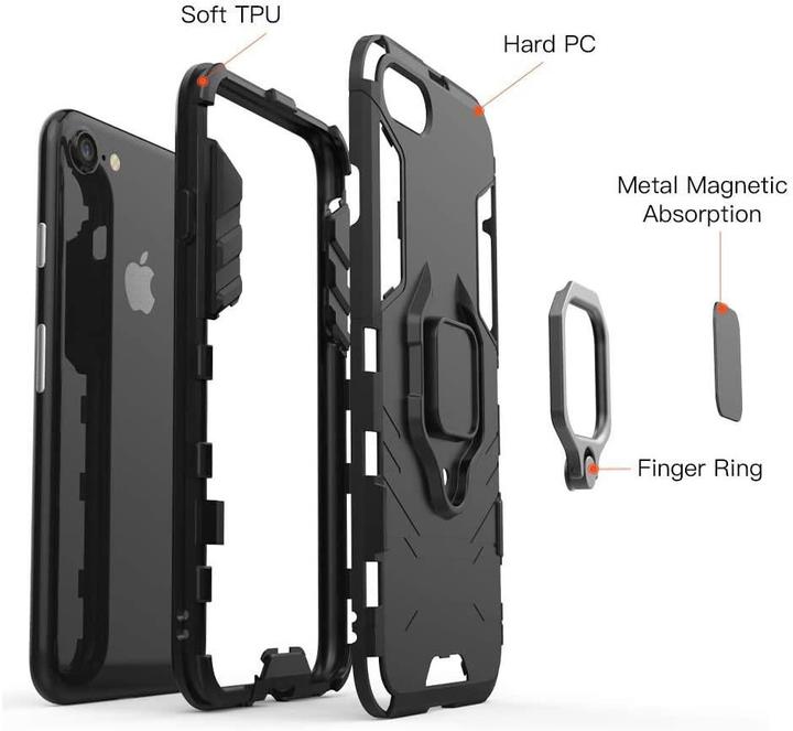 Actual product image CoreParts MOBX-COV-JL-SE20 Cell Phone Protective Case 11.9 cm (4.7" ) Cover Black (Apple iPhone SE (2nd Gen))