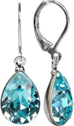 Produktbild Levien Elegant earrings with Pear Light Turquois crystals (L)