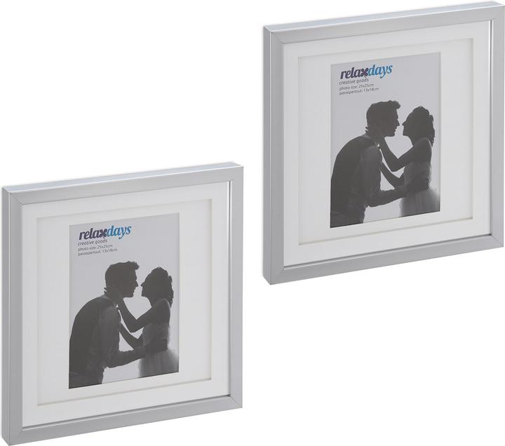 Productafbeelding Relaxdays 2x fotolijst (25 x 25 cm)
