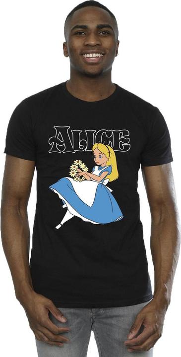 Image du produit Disney Mens Alice In Wonderland Flowers T-Shirt (5XL)