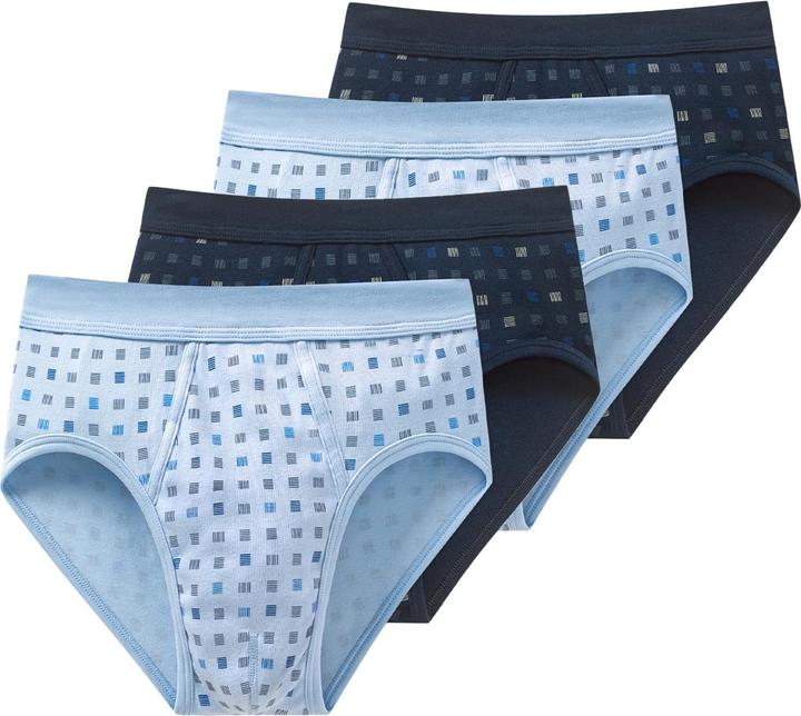 Immagine prodotto Schiesser Confezione da 4 slip sportivi a costine sottili in cotone Essentials (XL, confezione da 4)