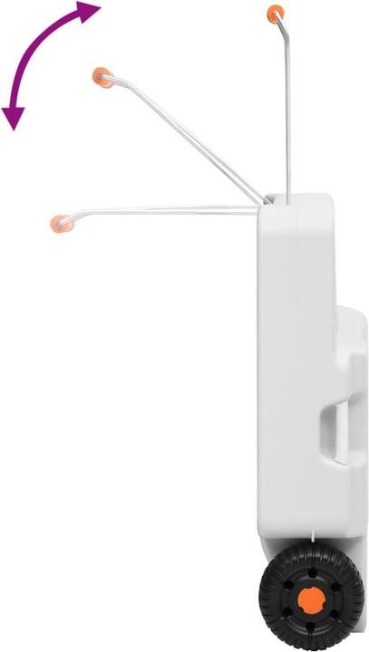Image du produit VidaXL Réservoir d'eau de camping avec roulettes 30 L Gris